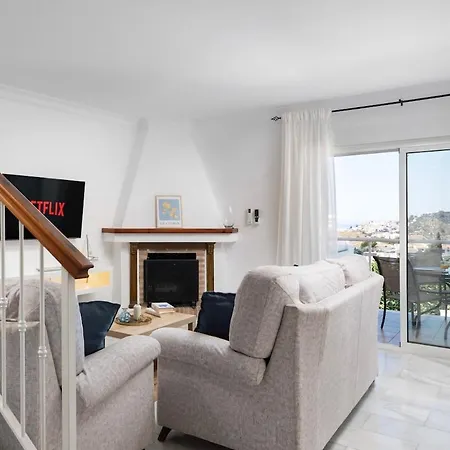 Casa Alboran With Jacuzzi, Billiard, Bbq And Sea View * 네르하